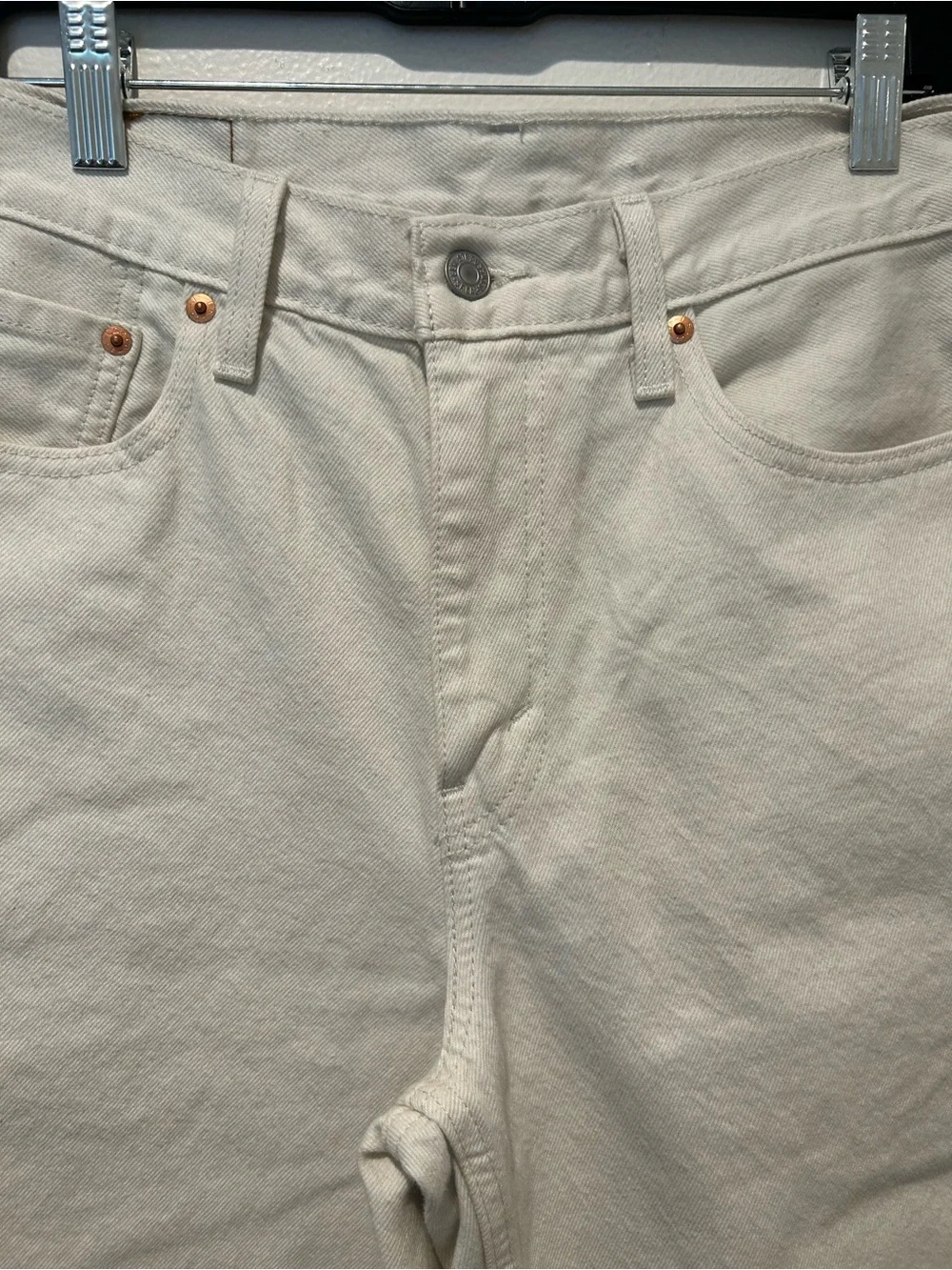 Levi's Men’s White Denim Jean Shorts